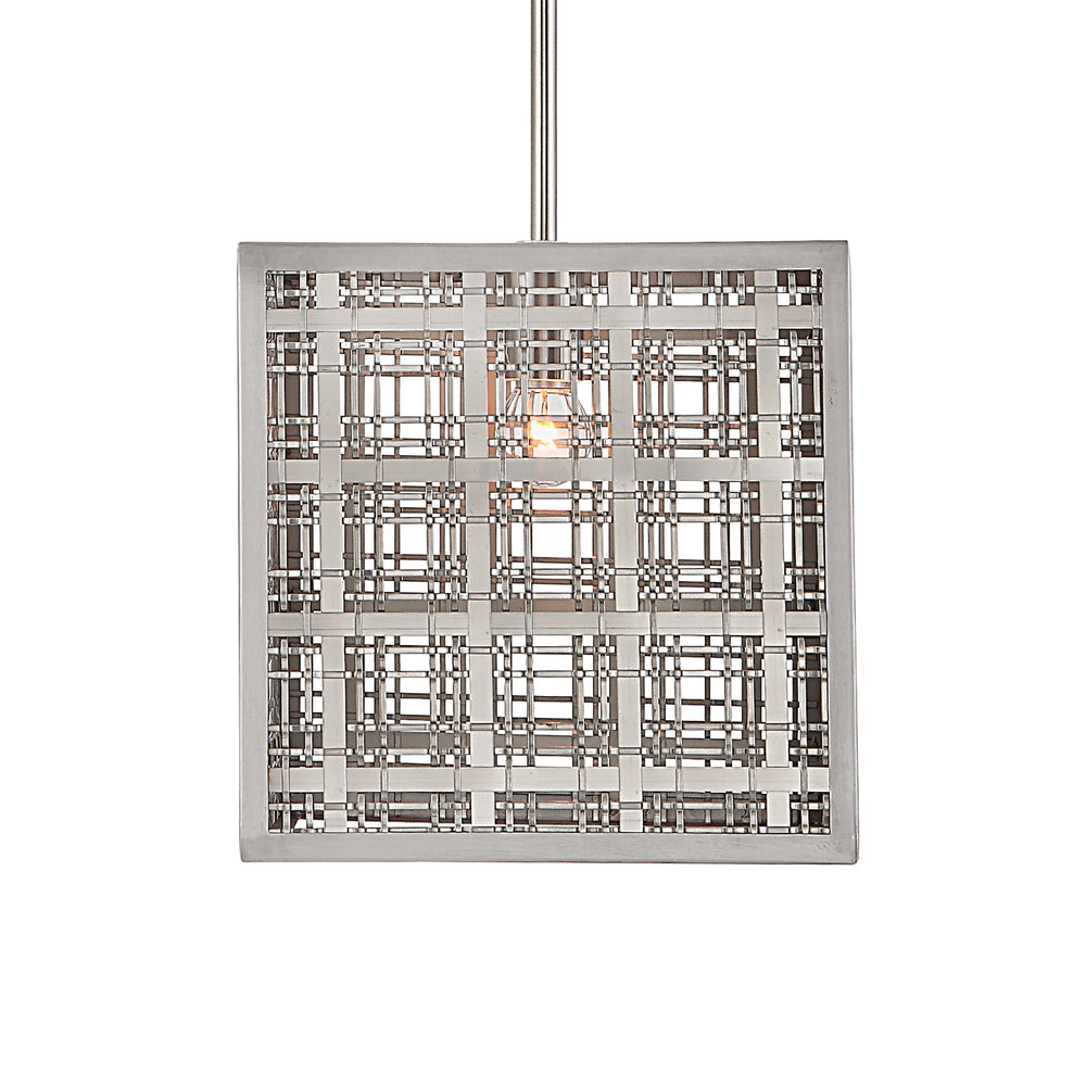 Uttermost Pendleton 1 Light Nickel Pendant 21569 IRON