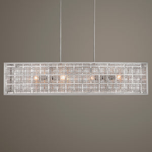 Uttermost Pendleton 4 Light Island Pendant 21354 IRON