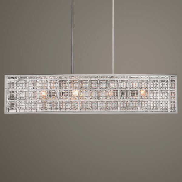 Uttermost Pendleton 4 Light Island Pendant 21354 IRON