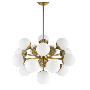 Uttermost Droplet 16 Light Sputnik Chandelier 21357 STEEL, GLASS