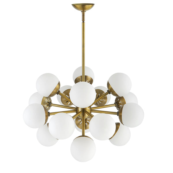 Uttermost Droplet 16 Light Sputnik Chandelier 21357 STEEL, GLASS