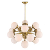 Uttermost Droplet 16 Light Sputnik Chandelier 21357 STEEL, GLASS