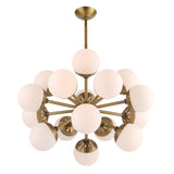 Uttermost Droplet 16 Light Sputnik Chandelier 21357 STEEL, GLASS