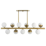 Uttermost Droplet 11 Light Linear Chandelier 21358 STEEL, GLASS