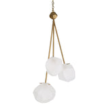 Uttermost Geodesic 3 Light Pendant 21575 STEEL, GLASS