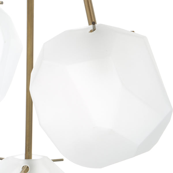 Uttermost Geodesic 3 Light Pendant 21575 STEEL, GLASS