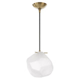 Uttermost Geodesic 1 Light Mini Pendant 21576 STEEL, GLASS