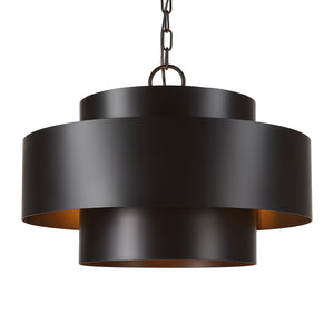 Uttermost Youngstown Dark Bronze 4 Light Pendant 21585 STEEL