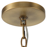 Uttermost Aurelie 9 Light Round Pendant 21586 STEEL, GLASS