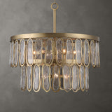 Uttermost Aurelie 9 Light Round Pendant 21586 STEEL, GLASS