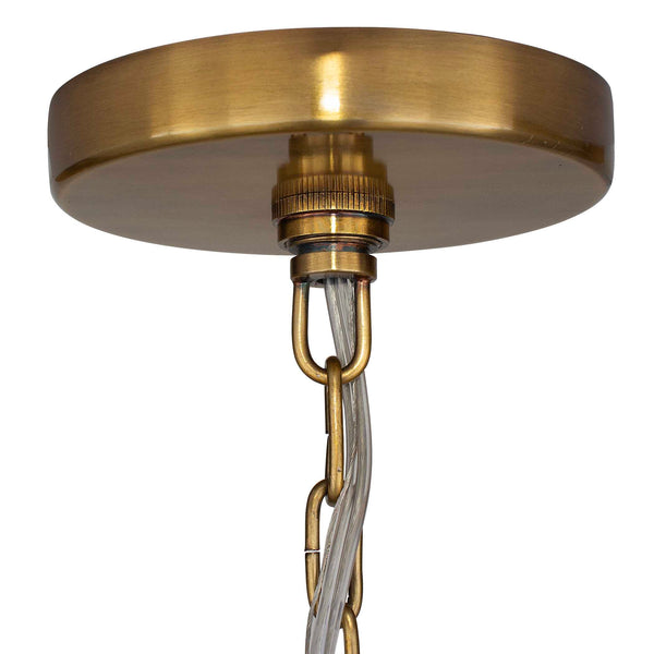 Uttermost Hand-hammered Brass Pendant Light - Vintage Charm With Adjustable Height & Unique Design Brass Iron 21610