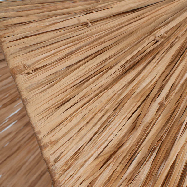 Uttermost Bend 1 Light Raffia Pendant - Tropical Design With Antique Brass Accents For Chic Spaces Brass Mild Steel,Raffia 21625