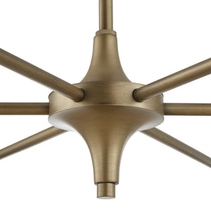 Uttermost Uttermost Breezy White Beaded Pendant With Brushed Matte Gold Accents — Layered Textured Illumination 6 Light(s) 21630