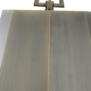 Uttermost Uttermost Weathered Brass Granada Hexagon Pendant Light, Single Edison Bulb, Adjustable Drop 93 21642