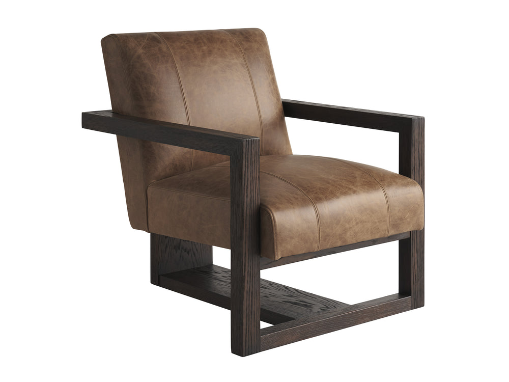 Lexington Tommy Bahama Home Flanders Leather Chair: Embrace Contemporary Elegance With Clean Lines And Luxurious Comfort   Ll1508-11-40