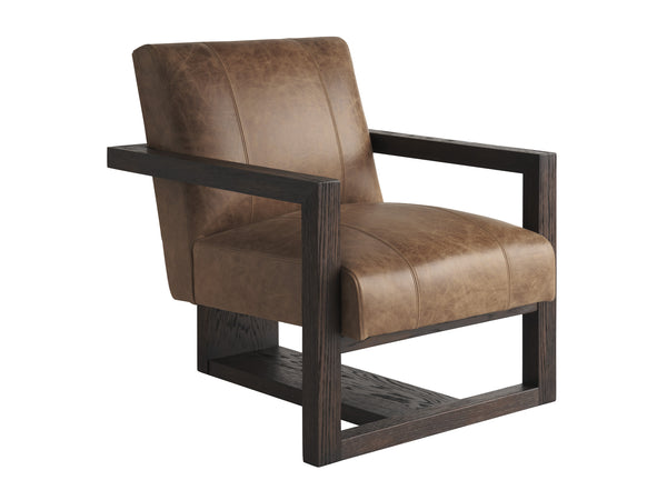 Lexington Tommy Bahama Home Flanders Leather Chair: Embrace Contemporary Elegance With Clean Lines And Luxurious Comfort   Ll1508-11-40