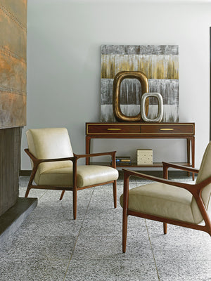 Lexington Warren Leather Chair - Luxurious Upholstered Seating With Elegant Design And Comfort For Any Space   Ll1783-11-40