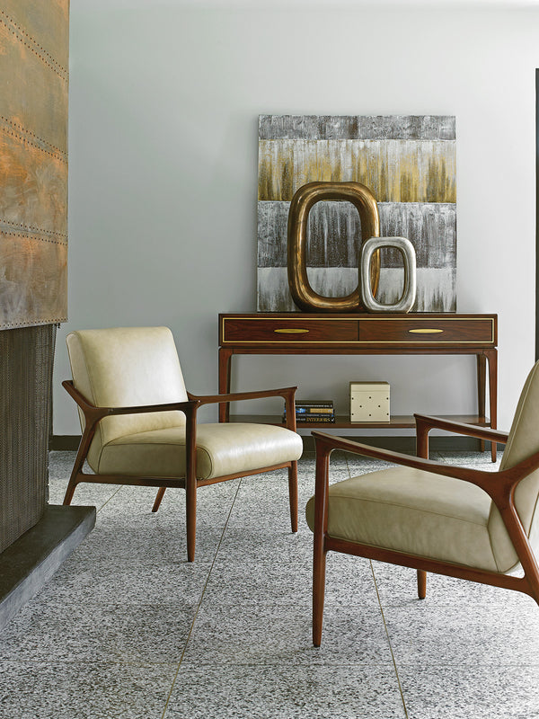 Lexington Warren Leather Chair - Luxurious Upholstered Seating With Elegant Design And Comfort For Any Space   Ll1783-11-40