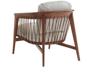 Lexington Tommy Bahama Home Davita Leather Chair - Luxurious Mid-century Modern Design With Warm Finish For Effortless Style   Ll1928-11-40