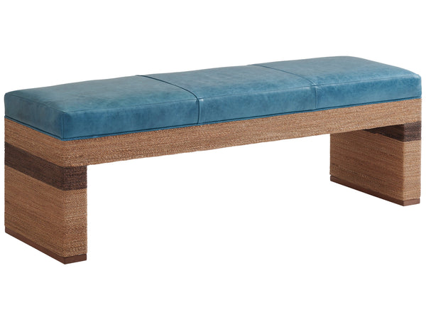 Lexington Tommy Bahama Home Rosemead Bed Bench - Elegant Palm Desert Collection With Luxurious Mid-century Modern Design   Ll1946-25-40