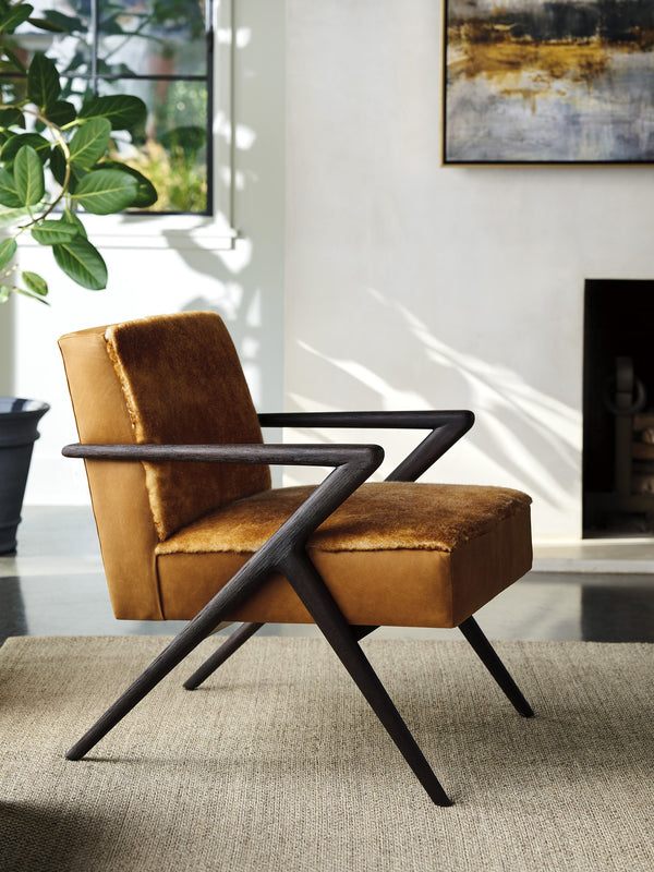 Lexington Tanzania Leather Chair - Contemporary Elegance With Rich Earthy Tones And Sleek Custom Hardware Design   Ll1948-11aa-40