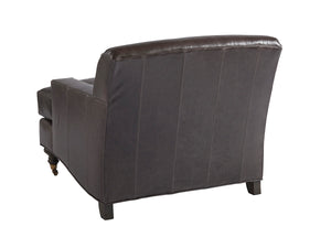 Lexington Barclay Butera Oxford Leather Chair - Elegant Upholstered Seating With Ultra Down Cushion And Artisan Quality Craftsmanship   Ll5160-11-40