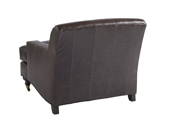 Lexington Barclay Butera Oxford Leather Chair - Elegant Upholstered Seating With Ultra Down Cushion And Artisan Quality Craftsmanship   Ll5160-11-40