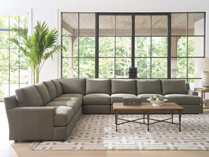 Millington Premium Leather Sectional Bench Made Artisan Crafted for Elegant Living