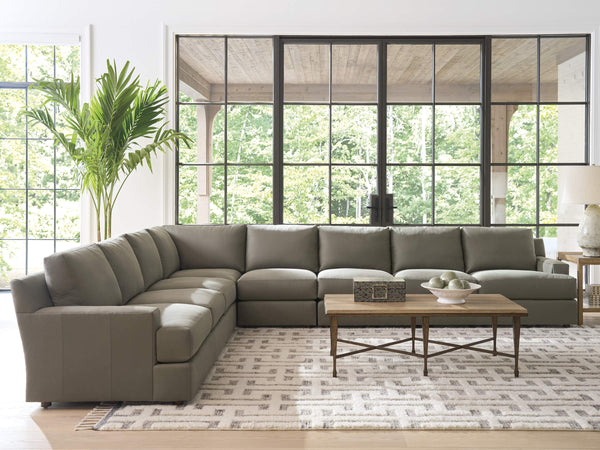 Millington Premium Leather Sectional Bench Made Artisan Crafted for Elegant Living