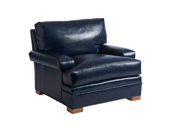 Lexington Barclay Butera Maxwell Leather Chair - Luxurious Upholstered Seating With Expert Craftsmanship And Elegant Design   Ll5175-11-40