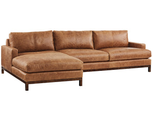Lexington Barclay Butera Horizon Leather Sectional Sofa - Artisan-crafted Elegance For Stylish Living Spaces And Comfort   Ll5178-50s-41