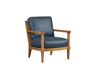 Lexington Barclay Butera Splashes Elegant Leather Chair By Barclay Butera – Custom Upholstery With Ultra Down Cushion Comfort   Ll5304-11-40