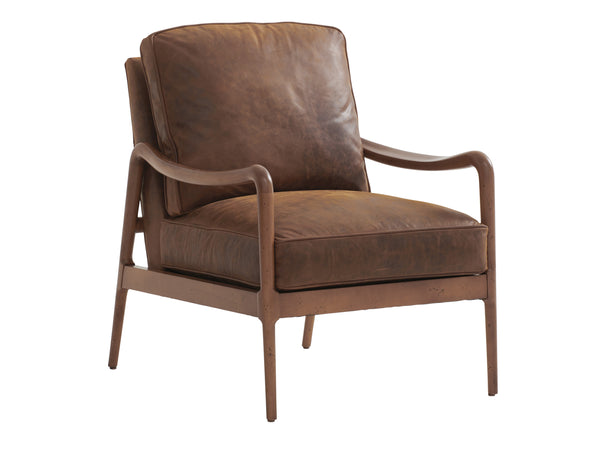 Lexington Barclay Butera Leblanc Leather Chair - Exquisite Upholstered Elegance With Ultra Down Comfort For Timeless Style   Ll5308-11-40