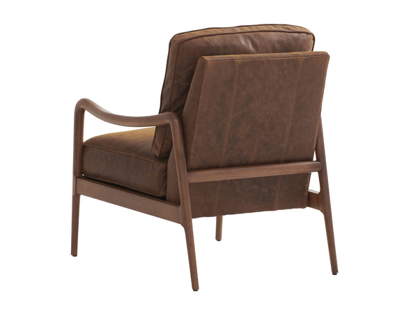Lexington Barclay Butera Leblanc Leather Chair - Exquisite Upholstered Elegance With Ultra Down Comfort For Timeless Style   Ll5308-11-40