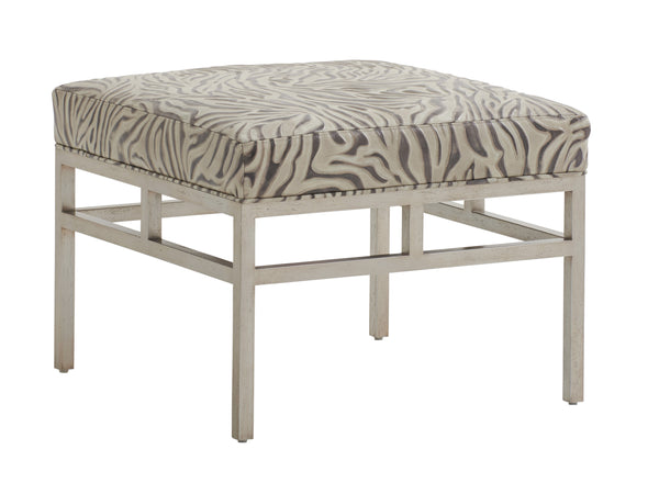 Lexington Barclay Butera Lucca Leather Ottoman - Exquisite Upholstered Seating With Artisan Craftsmanship For Elegant Spaces   Ll5460-44-40