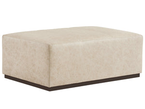 Lexington Sterling Premium Leather Cocktail Ottoman Handcrafted for Elegant Living Room Lounges LL5465-46-60