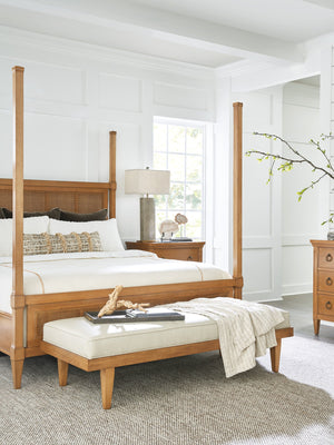 Lexington Barclay Butera Lagunita Leather Bench – Stylish Upholstered Seating By Barclay Butera For Elegant Home Décor   Ll5466-46-40