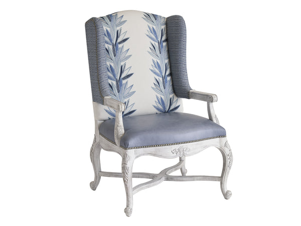 Lexington Barclay Butera Patras Leather Chair - Elegant Upholstered Design By Barclay Butera With Exquisite Nailhead Trim   Ll5575-11-40