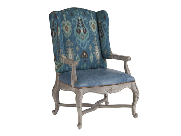 Lexington Barclay Butera Patras Leather Chair - Elegant Upholstered Design By Barclay Butera With Exquisite Nailhead Trim   Ll5575-11-42