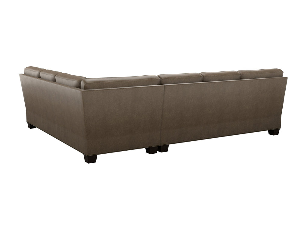 Lexington Brayden Handcrafted Leather Sectional for Spacious Living Rooms with Custom Configuration LL6390-50S-80