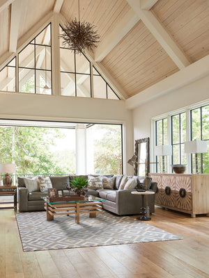 Lexington Tommy Bahama Home Viceroy Buffet - Global Transitional Elegance With Sunburst Veneer And Aged Bronze Hardware Details Newcastle  566-852