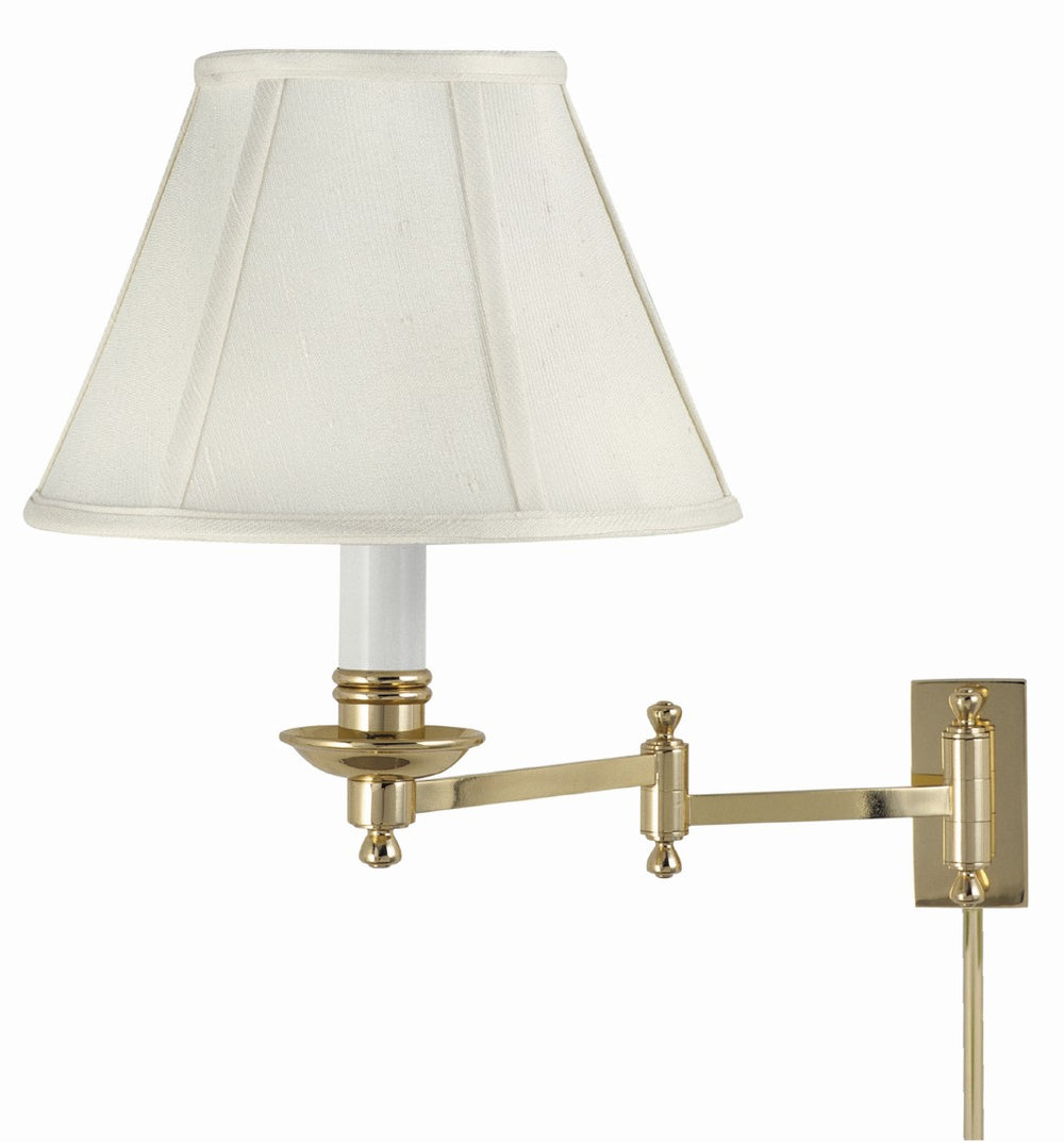 House Of Troy Decorative Wall Swing Lamp - Vintage Library Light Perfect For Small Spaces And Cozy Reading Nooks Antique Brass Metal Ll660-ab