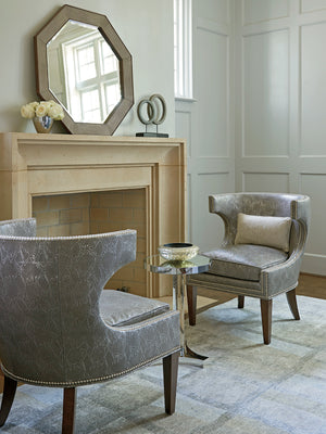 Lexington Greta Leather Chair - Classic Contemporary Design With Luxurious Comfort And Timeless Elegance   Ll7110-11-40