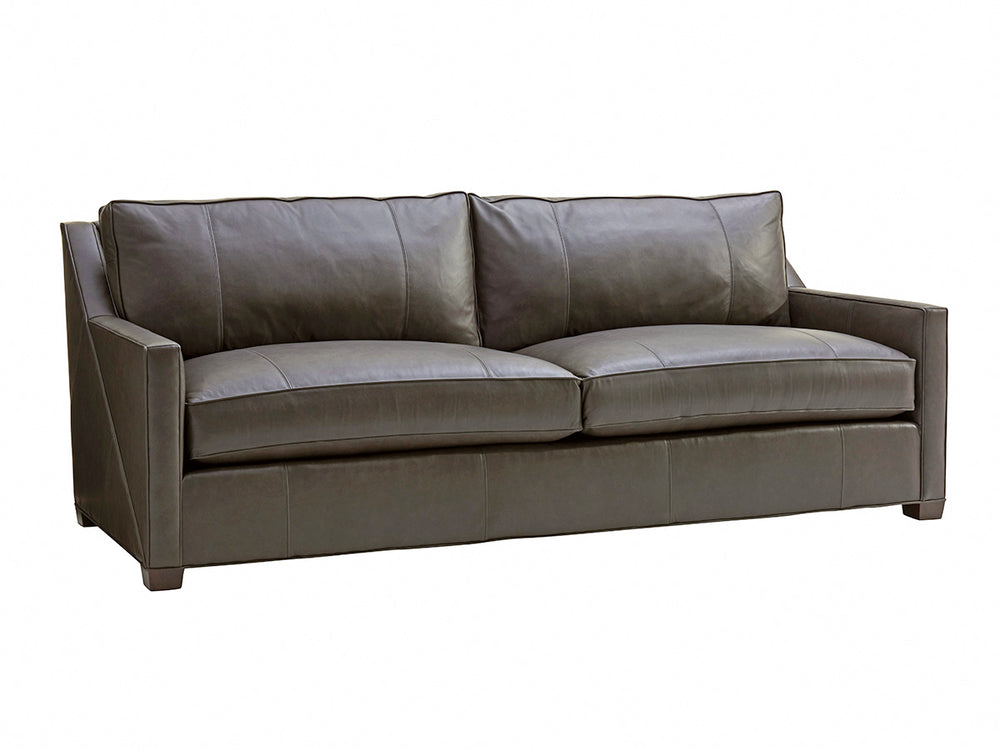 Lexington Wright Leather Sofa - Luxurious Upholstered Seating With Ultra Down Cushions For Ultimate Comfort   Ll7113-33-40