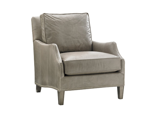 Lexington Ashton Leather Chair - Elegant New Traditional Design With Plush Seating And Stunning Mahogany Finish   Ll7118-11-40