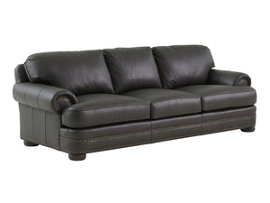 Lexington Kensington Leather Sofa - Luxurious Comfort Meets Timeless Design With Artisan Touches And Style   Ll7137-33-40