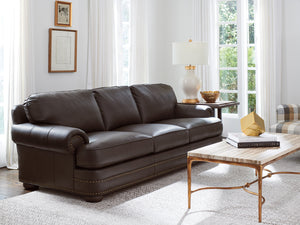 Lexington Kensington Leather Sofa - Luxurious Comfort Meets Timeless Design With Artisan Touches And Style   Ll7137-33-40