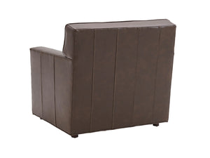 Lexington Ardsley Leather Chair - Contemporary Elegance With Zebrano Veneers And Ultra Down Comfort Seat Cushion   Ll7243-11-40