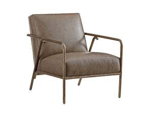 Lexington Tommy Bahama Home Griffen Leather Chair: Experience Casual Elegance With Tommy Bahama's Inviting Contemporary Design   Ll7491-11-40