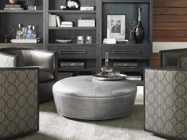 Lexington Claudia Leather Ottoman – Luxurious Upholstered Seating For Elegant And Contemporary Home Designs   Ll7493-44aa-40